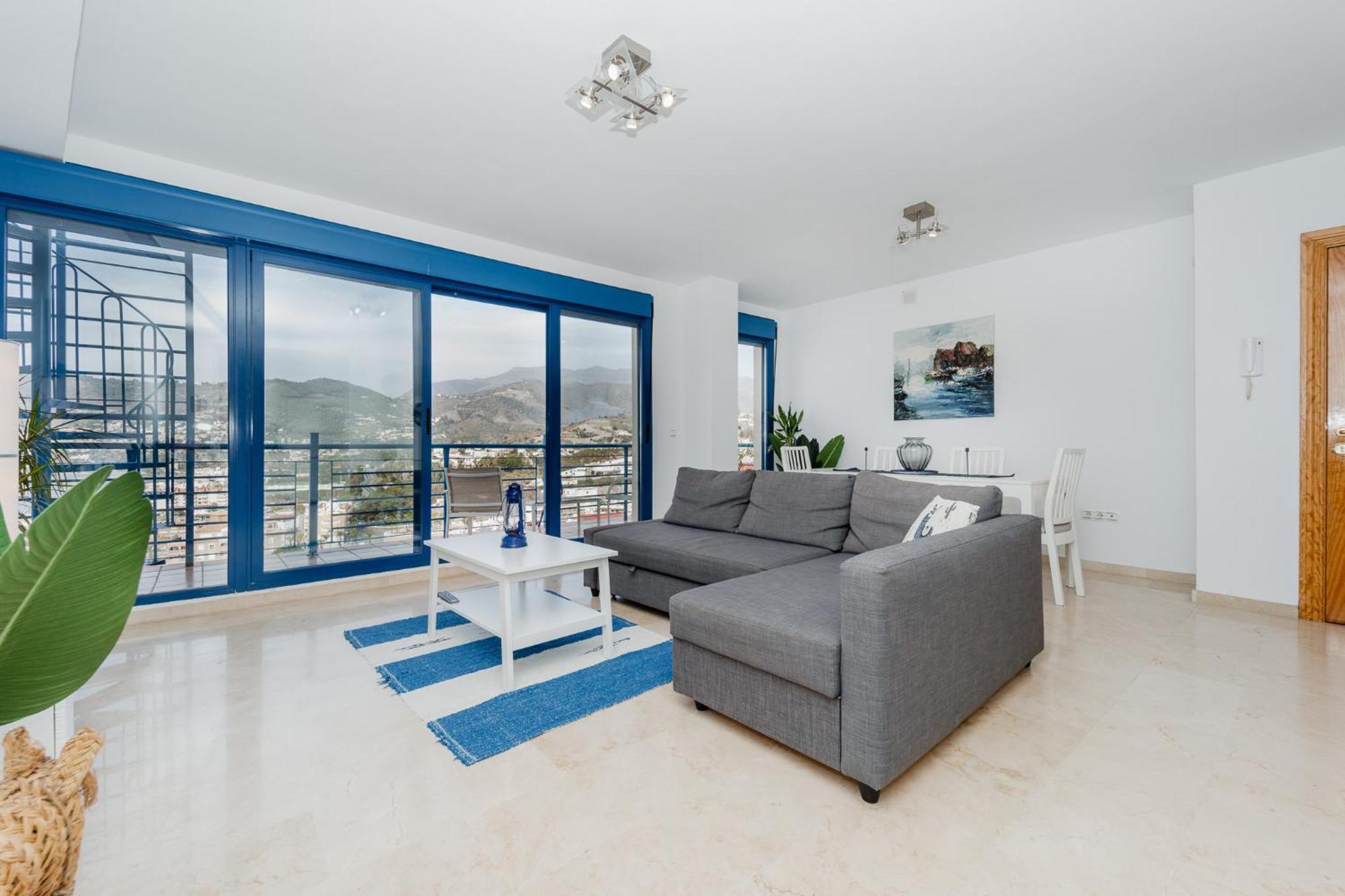 Blue Nautico - Penthouse With Stunning Views Of La Herradura 拉海瑞德拉 外观 照片