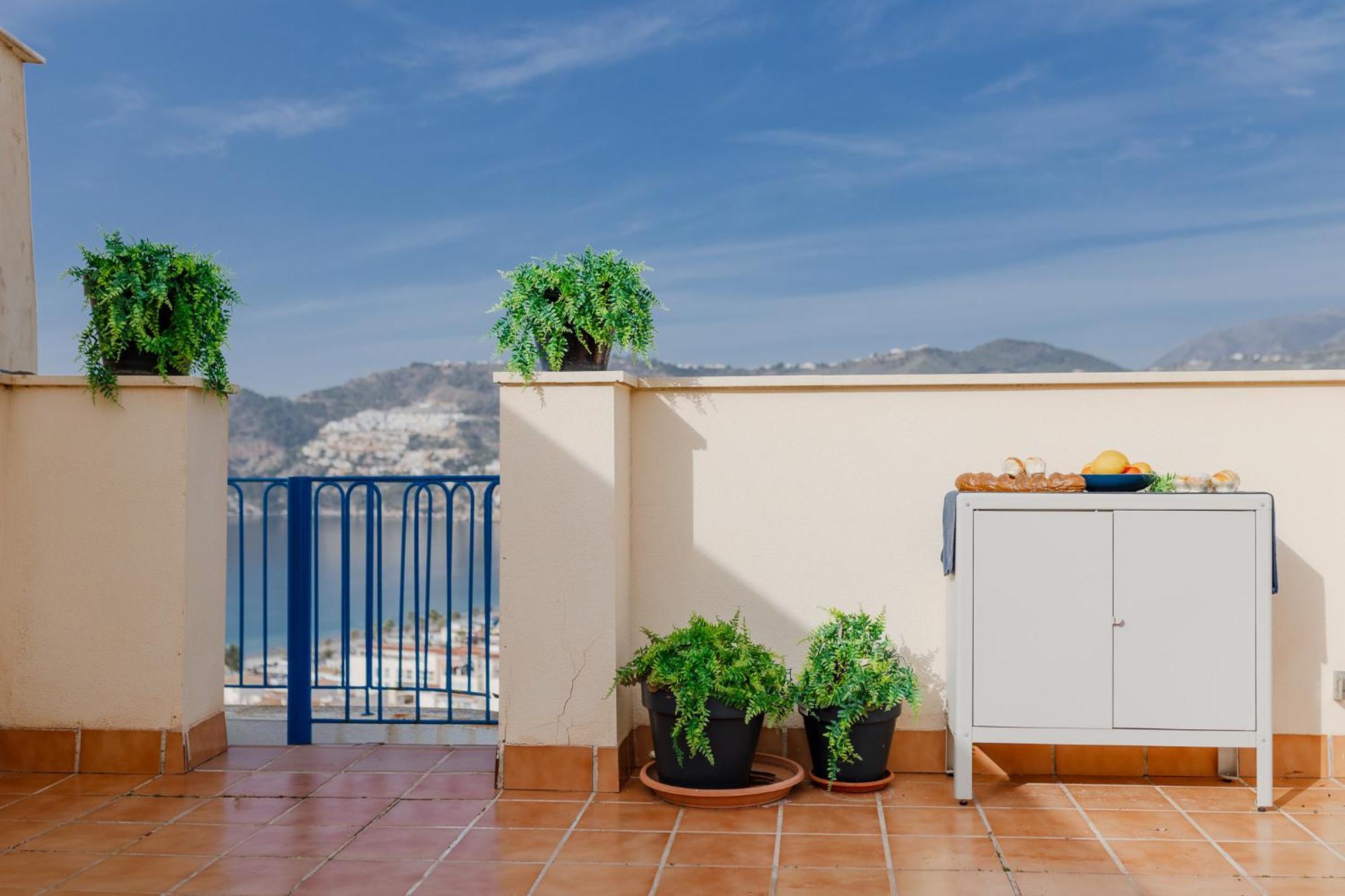 Blue Nautico - Penthouse With Stunning Views Of La Herradura 拉海瑞德拉 外观 照片