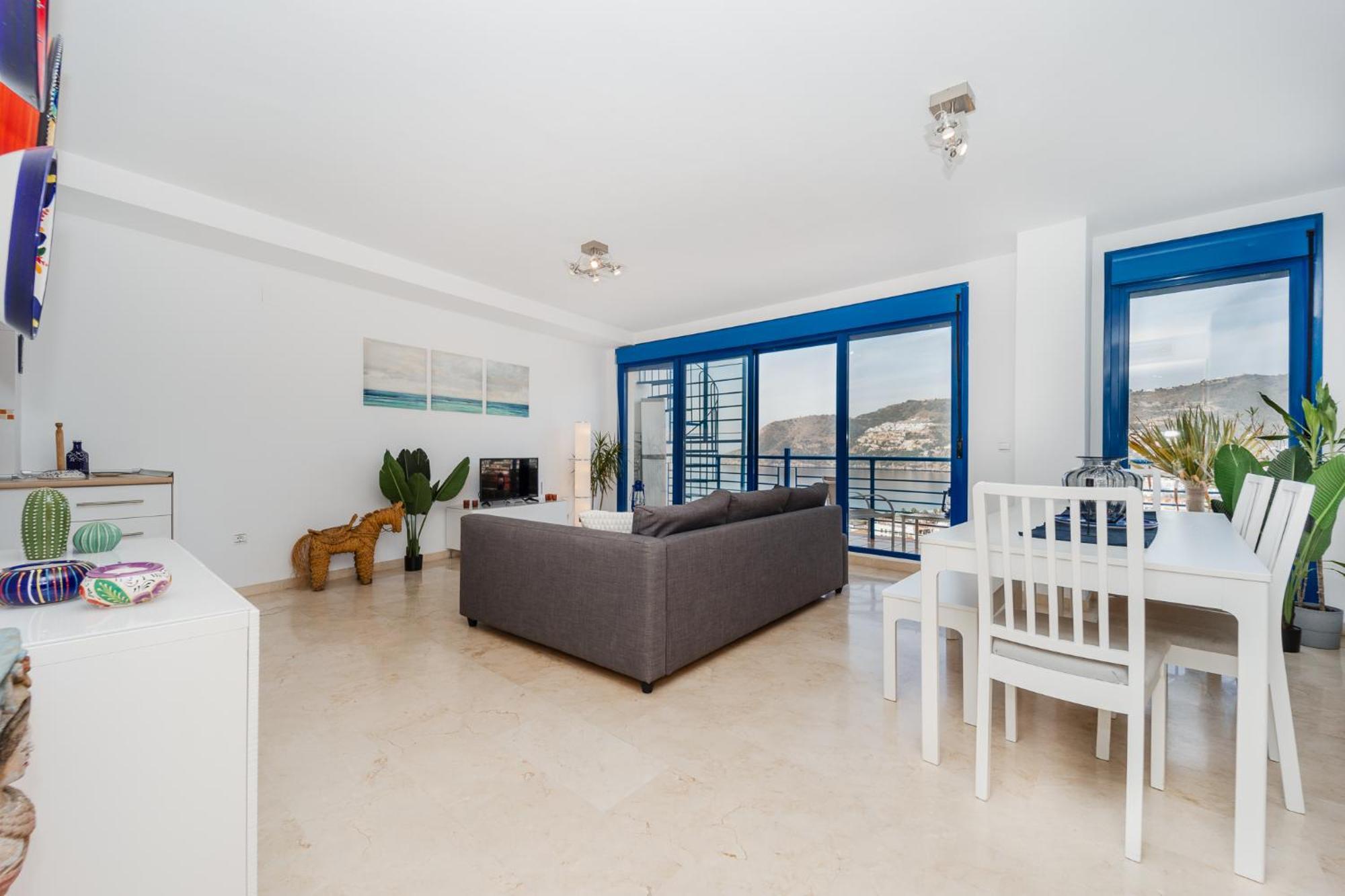 Blue Nautico - Penthouse With Stunning Views Of La Herradura 拉海瑞德拉 外观 照片